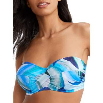 Out From Under Solid Mia V-Wire Convertible Bandeau Bikini Top