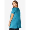 Roaman's Women's Plus Size Ultimate Scoopneck Swing Tunic - 3 of 4