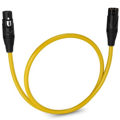 LyxPro Balanced XLR Cable, Male to Female, 3 Pin Microphone Cable