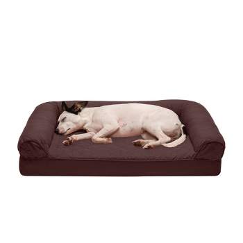 FurHaven Quilted Full Support Sofa Dog Bed