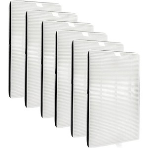 Nispira HEPA Replacement Filter Compatible with Filtrete F1 Air Purifier C01 T02 FAP-C01-F1 FAP-T02-F1 FAP-C01BA-G1 FAP-T02WA-G1. 6 Packs - 1 of 4