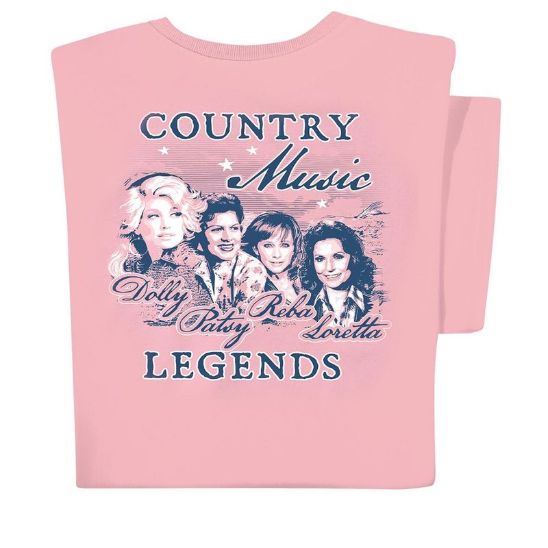Collections Etc Women Country Music Legends Short Sleeve Graphic Tee, 4 of 6