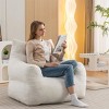Teddy Fabric Lazy Boy Sofas,Large Bean Bags For Adults,Lazy Sofa Bean Bag Chair,Sponge Filling Bean Bag Couch-The Pop Home - 2 of 4