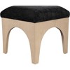 Meridian Furniture,Lawson Chenille Fabric Upholstered Ottoman - 3 of 4