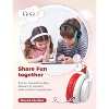iClever Kids Headphones for School Travel, Safe Volume Limited, HD Mic Stereo Sound Over-Ear Girls Boys Headphones for Kid - 3 of 4