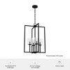 Hunter Fans 19" Kerrison Ceiling Light Natural Iron Finish - 4 Bulb Pendant for Indoor Spaces - 4 of 4