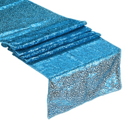 Unique Bargains Party Birthday Party Long Shining Decoration Flexible Cutting Table Runner 1 Pc