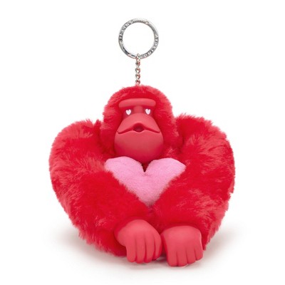Kipling Extra Large Valentine Monkey Keychain