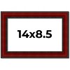 PosterPalooza | Photo Size Weathered Red Picture Frame - UV Acrylic, Foam Board Backing, Hanging Hardware - 2 of 4