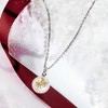 Ross-Simons 8.5-9mm Cultured Pearl Cross Pendant Necklace With Single Diamond in 14kt Yellow Gold and Sterling Silver Size 18 - 4 of 4