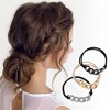 Unique Bargains Elegant Bracelet Scrunchies Hair Elastic Bands 3 Pcs - 2 of 4