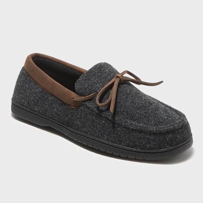 mens dearfoam moccasin slippers