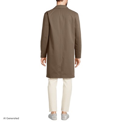 Lands' End Men's Squall Mac Raincoat - Large - Vintage Taupe — фото 5