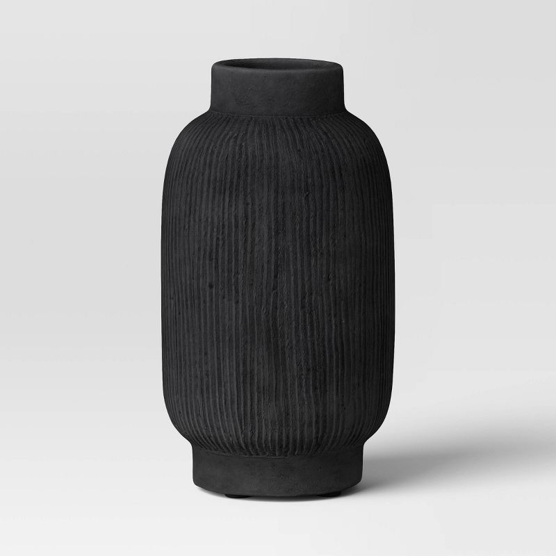 Tall Ceramic Vase Black - Threshold&#8482;, 1 of 11