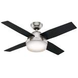 44" LED Dempsey Integrated Ceiling Fan with Remote (Includes Light Bulb)  - Hunter Fan