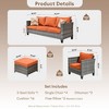 Ovios Tampa 7pc Wicker Outdoor Patio Furniture Conversation Sofa Set with Cushions - 4 of 4