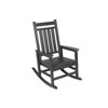 VisioGear 3 Pieces Rocking Chair Set, Outdoor Rocking Chair Set with Side Table for Backyard, Gray, 35.15"*22.71"*41.25" - 2 of 4