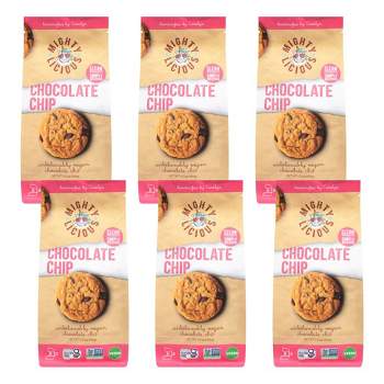 Mightylicious Chocolate Chip Vegan Cookies - Case of 6/6.5 oz