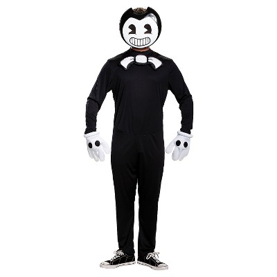 Mens Bendy and the Ink Machine Bendy Costume - Medium - Black