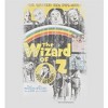 Wizard Of Oz Distressed Movie Poster 
 Women's Crew Neck Short Sleeve Crop Tee - 2 of 2