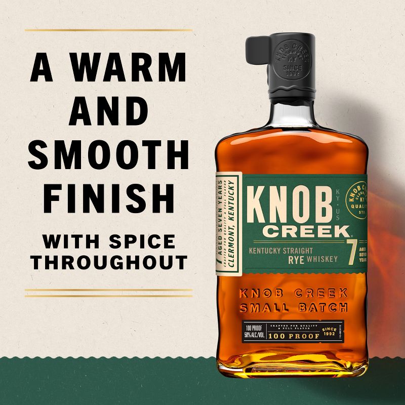 Knob Creek Straight Rye Whiskey - 750ml Bottle, 5 of 10
