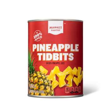 Pineapple Tidbits in 100% Pineapple Juice 20oz - Market Pantry™