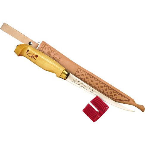 Rapala Fish 'n Fillet Knife with Single Stage Sharpener and Sheath - 6 -  Tan