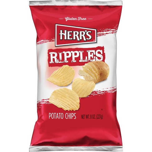 Herr's Ripple Potato Chips - 8oz : Target