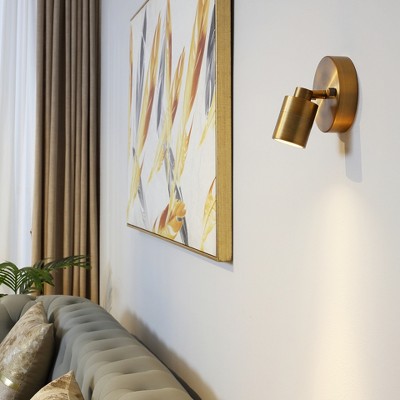 Shura Brushed Brass 4-Head LED Spot Light