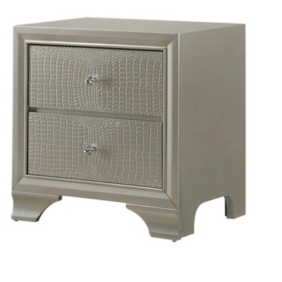 NicBex Dresser for Bedroom with Embossed Crocodile,Chest of Drawers with Faux Diamond Round Knobs,Storage Dressers for Bedroom