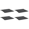 vidaXL Chair Cushion Set of 4 Anthracite Oxford fabric (100% polyester) - 3 of 4
