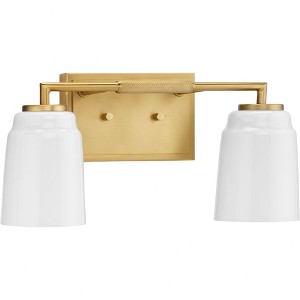 Progress Lighting Spenser 2 - Light Vanity in  Brushed Gold - 1 of 3