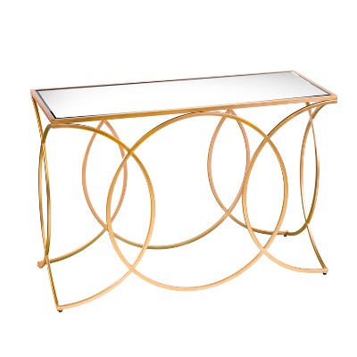 gold console table target