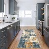 Washable Area Rug, Neutral Modern Low Pile Carpet, Non Slip Farmhouse Rug for Living Room, Bedroom, Office - 3 of 4
