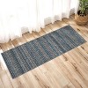 Washable Area Rugs for Living Room Low Pile Printed Braid Rug for Bedroom Modern Aesthetic Non Slip Large Floor Carpet for Living Room Bedroom - 2 of 4