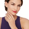 Ross-Simons 7.30 ct. t.w. Multi-Cut CZ Floral Eternity Band in 18kt Gold Over Sterling - 2 of 4