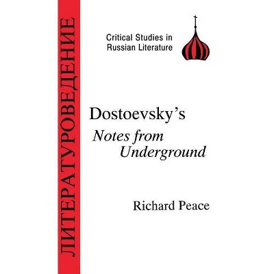 Dostoevsky's Notes from Underground - (Critical Studies in Russian Literature) by  Richard Peace (Paperback)