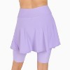 Calypsa Women's Flared Mid-Thigh Swim Skirt With Bike Shorts - 3 of 4