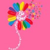 Adult Design By Humans You Can Be Anything Be Kind Flower Pride By HARGOORacerback Tank Top - 2 of 2