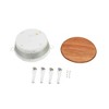 End Table Set Of 2 With Hidden Storage Compartment, Round Accent Side Table, Coffee Table - 4 of 4
