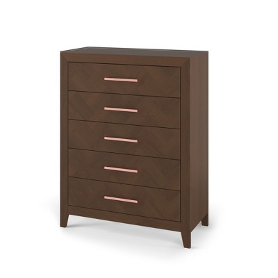 Child Craft Kieran 5 Drawer Chest for Nursery or Bedroom, Plenty of Storage, Anti-Tip Kit Included to Prevent Tipping, Non-Toxic, Baby Safe Finish