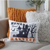 13"x18" Sweet Haunted Home LED Halloween Lumbar Throw Pillow White - Lush Décor: Microfiber, Indoor Use, Zipper Closure - 4 of 4