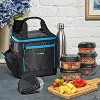 Fit & Fresh Sport Cooler Lunch Tote  - Blue - image 3 of 3