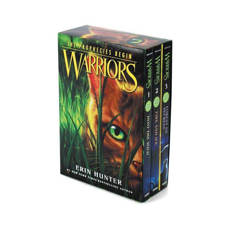Warriors Box Set: Volumes 1 to 3 - (Warriors: The Prophecies Begin) by  Erin Hunter (Paperback), 1 of 2