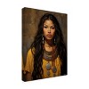 Trademark Fine Art - Momart Native Americans Dressed In Yellow 2 Canvas Art - 4 of 4