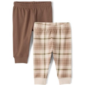 The Children's Place Baby Boys Plaid Pants 2-Pack - 1 of 3