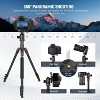 77 inch Camera Tripod Monopod for DSLR, Phone with 360° Panoramic Ball Head, 2 Axis Center Column, Arca Type QR Plate, Bag Included - 3 of 4