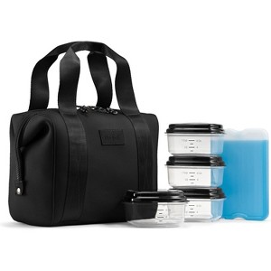 Fit & Fresh Neoprene Like Lunch Bag For Women, Insulated Womens Lunch Bag For Work, Tear & Stain Resistant Large Lunch Box - 1 of 4