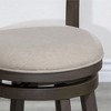 NicBex Dining Chairs Upholstered Chair Bar Height Chairs Slat Back Swivel Chair Fabric Seat for Kitchen - 2 of 4