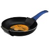 YBM HOME Nonstick Frying Pan - Hard Anodized Aluminum with Dual-Layer Teflon Coating, Riveted Handle - Nonstick Skillet for Gas, Induction Cooktops - 2 of 3